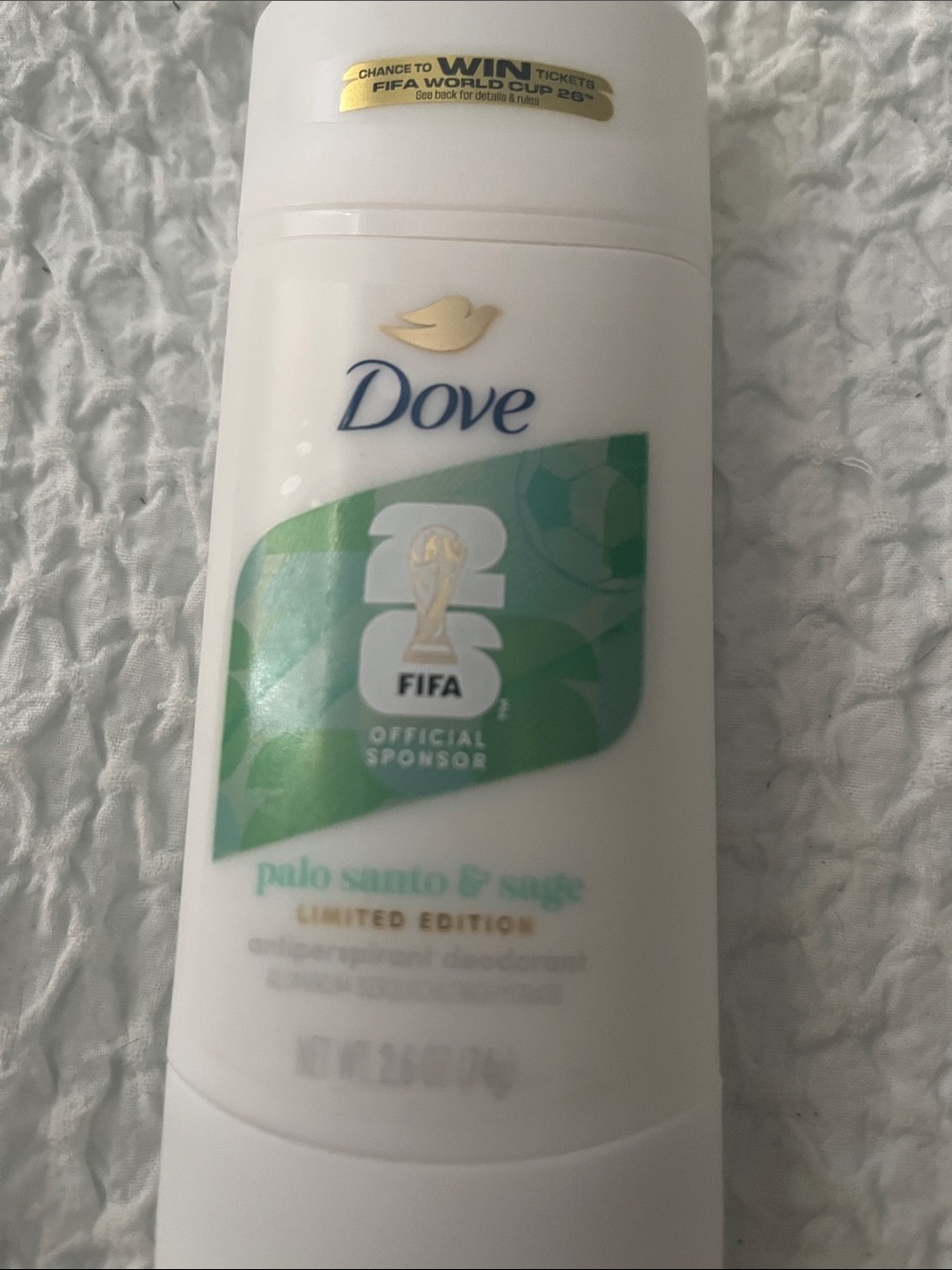 NWT Dove FIFA Palo Santo Antiperspirant Deodorants - Picture 4 of 5